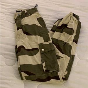 camo cargo pants